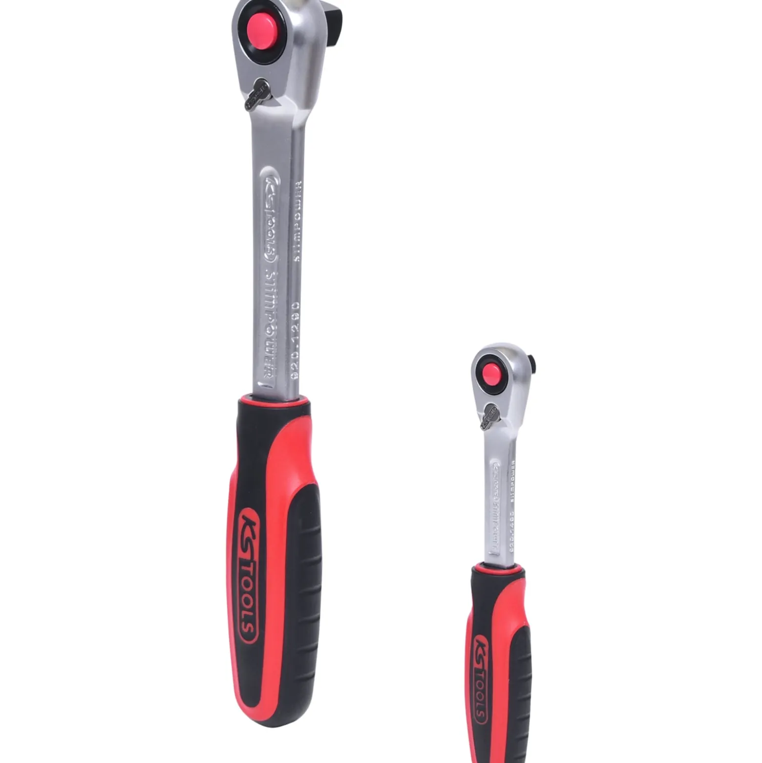 KS TOOLS SlimPOWER Umschaltknarren-Satz 2tlg. 1/4"+1/2" - 920.0002