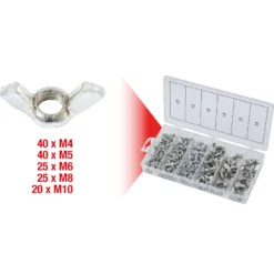 KS TOOLS Sortiment Flügelmuttern 150tlg. - 970.0470
