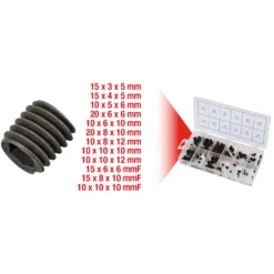 KS TOOLS Sortiment Madenschrauben metrisch 160tlg. - 970.0400