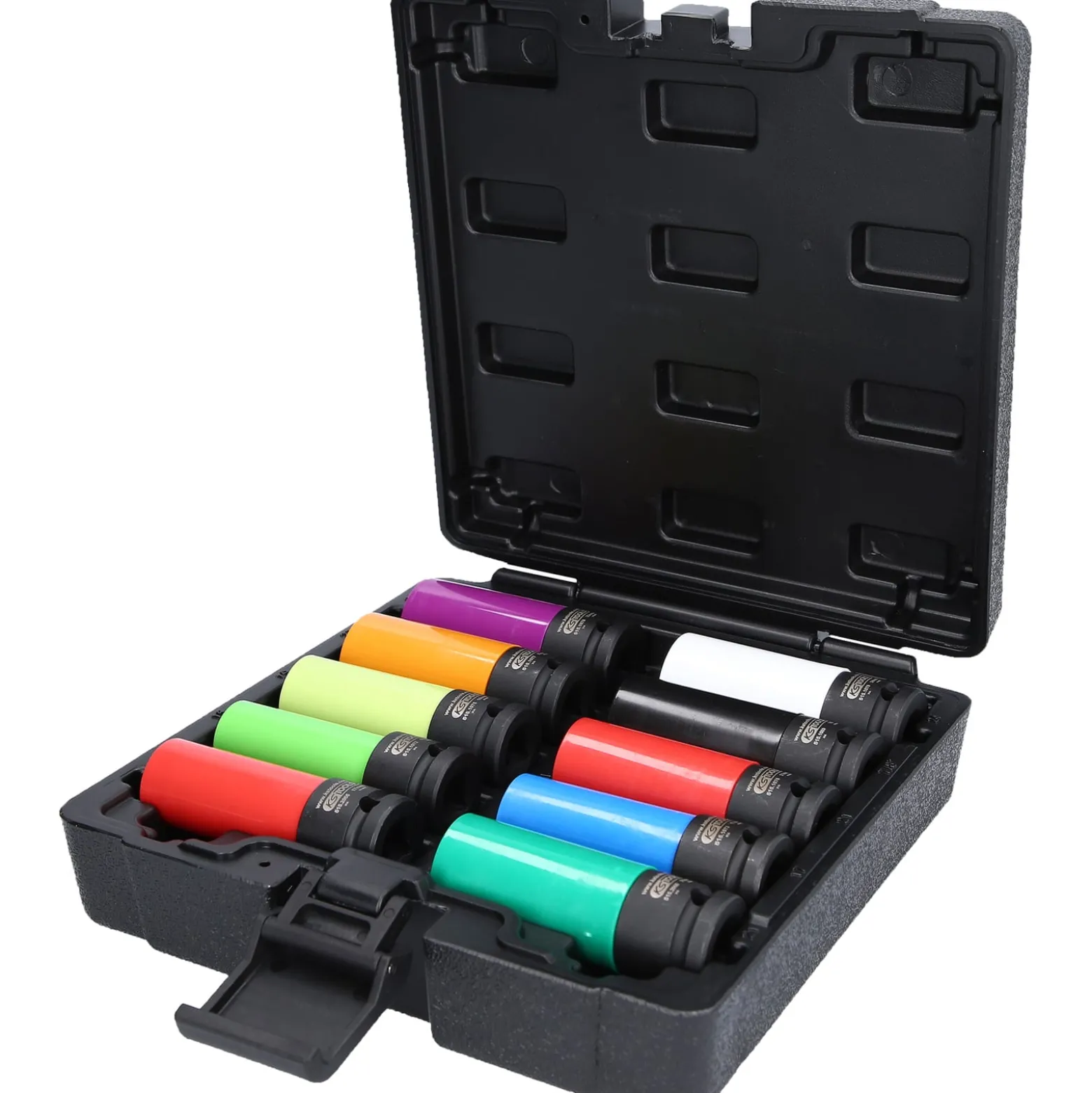KS TOOLS 1/2" Spezial-Alu-Felgen Kraft-Stecknuss-Satz 10tlg. - 515.0890