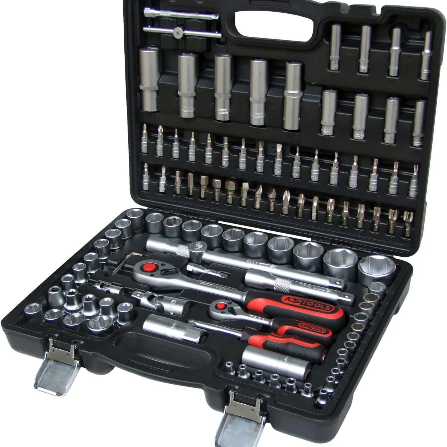 KS TOOLS 1/4"+1/2" Steckschlüssel-Satz 108tlg. - 911.0708