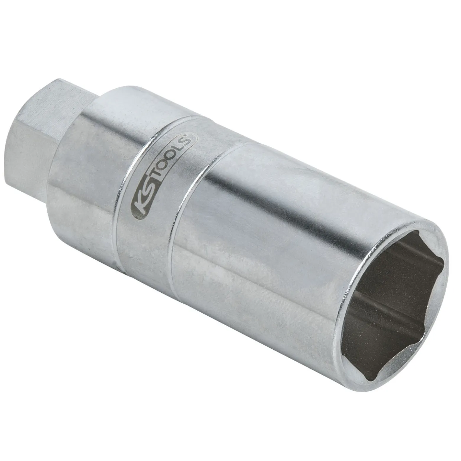 KS TOOLS Stoßdämpfer-Außensechskant-Gegenhalter-Stecknuss 21 mm - 150.9421
