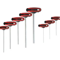 KS TOOLS T-Griff-Innensechskant-Schlüssel-Satz 8tlg. - 158.8130