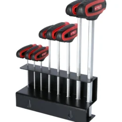 KS TOOLS T-Griff-Innensechskant-Schlüssel-Satz 8tlg. - 158.8130