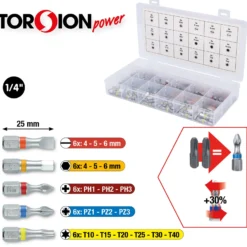 KS TOOLS TORSIONpower Bit-Sortiment 108tlg. - 918.3108