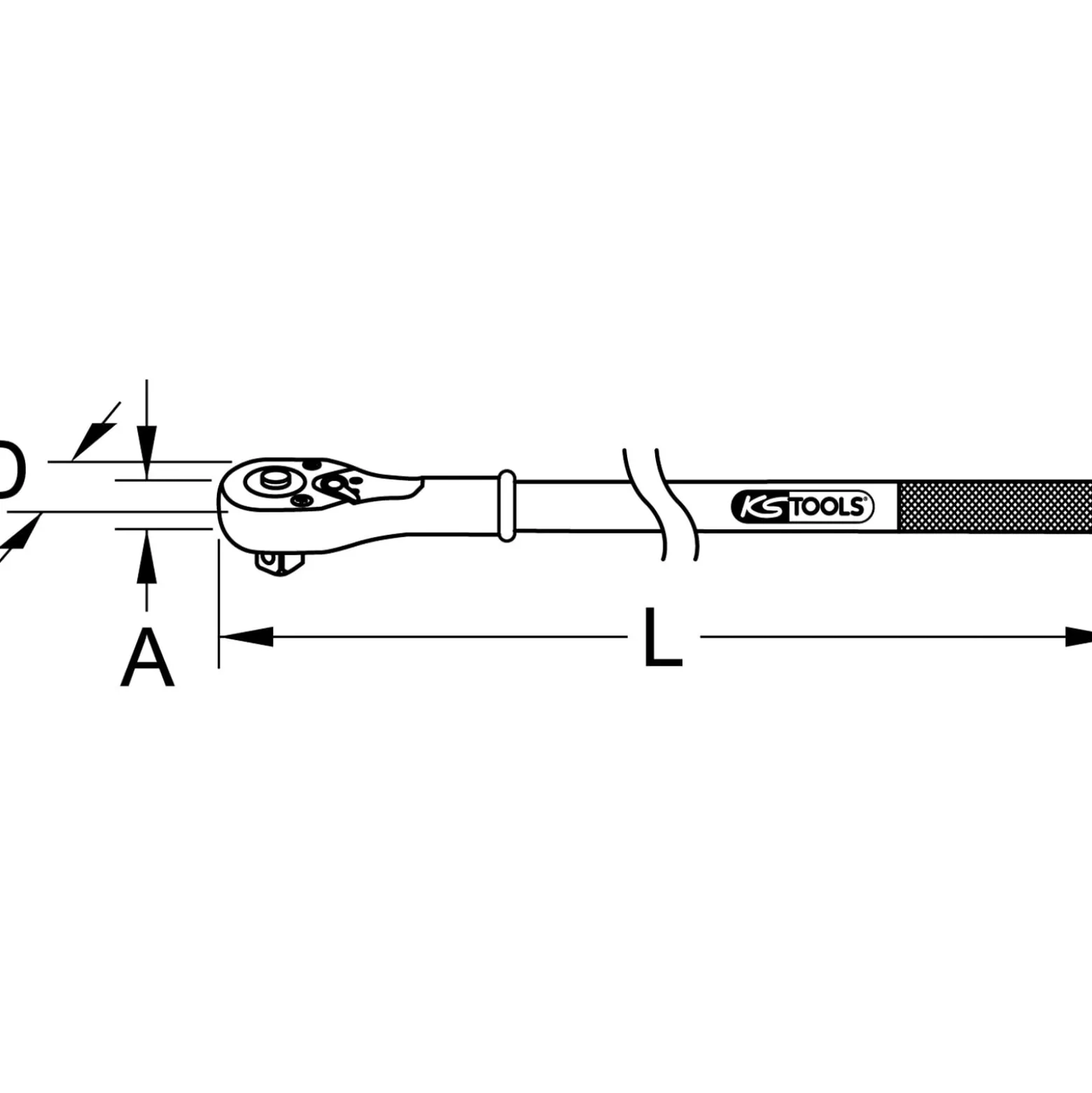 KS TOOLS 3/4" Umschaltknarre 24 Zahn - 911.3410
