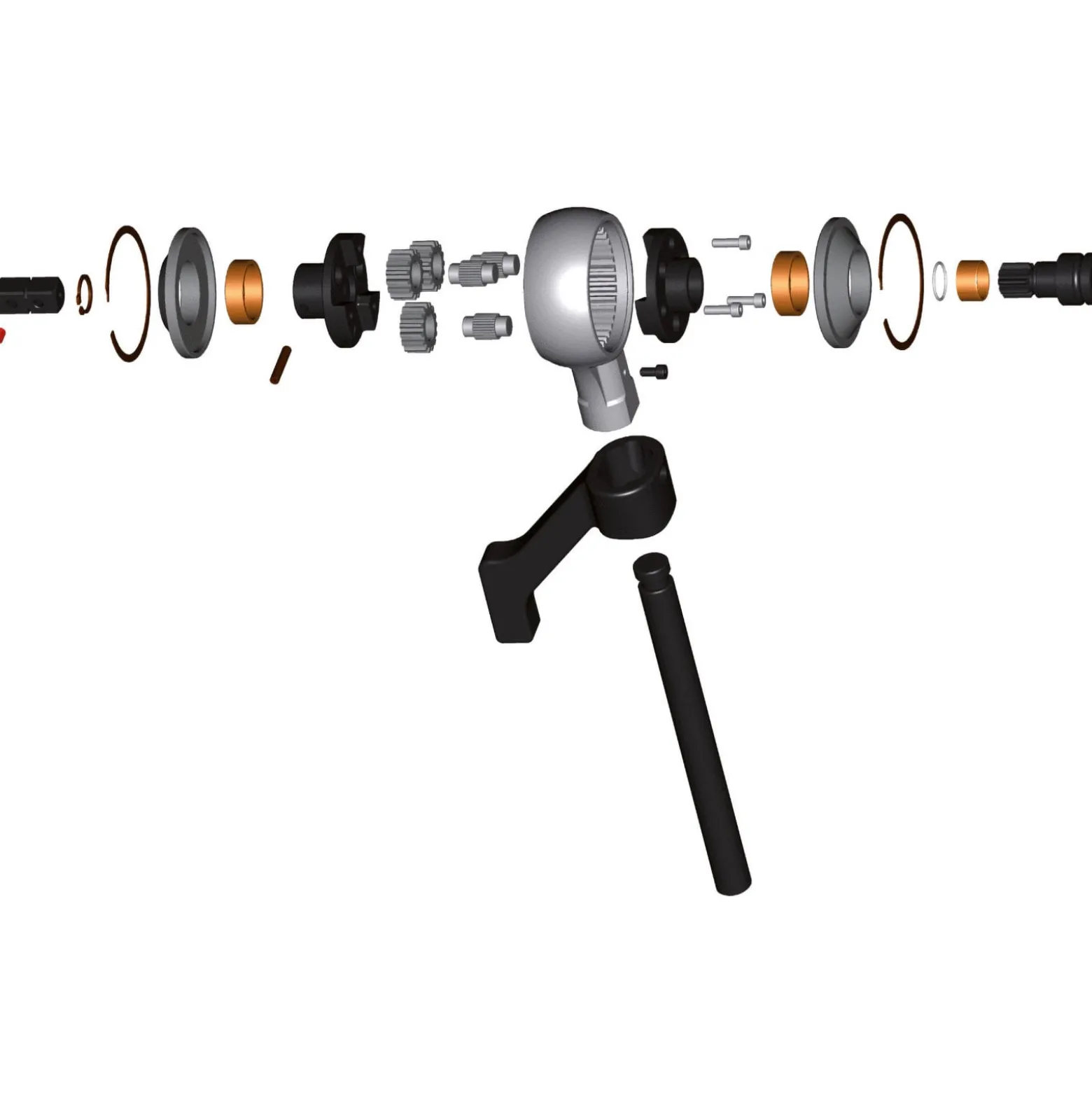 KS TOOLS 3/4" Universal Drehmoment-Vervielfältiger 2.700 Nm - 516.3705