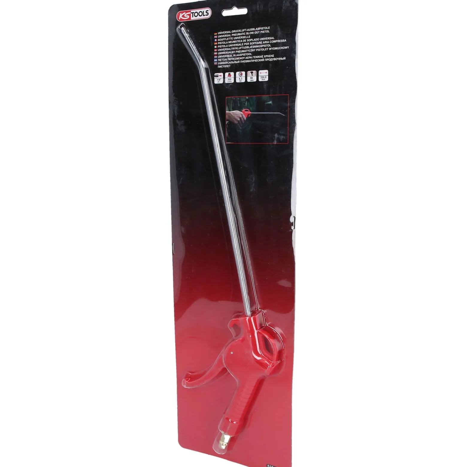 KS TOOLS Universal-Druckluft-Ausblaspistole 330 mm - 515.1903
