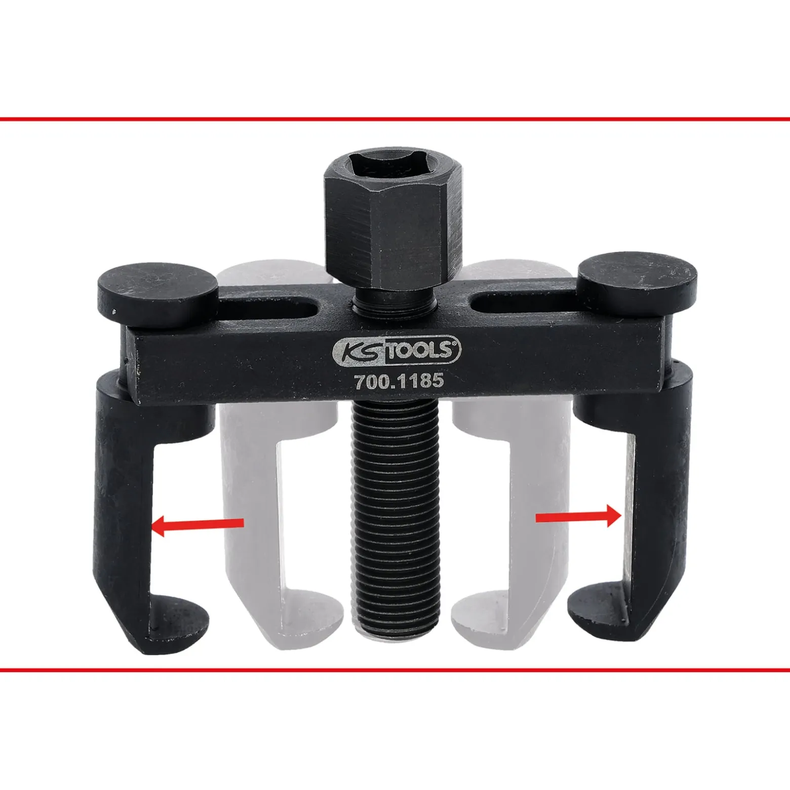KS TOOLS Universal Scheibenwischarm-Abzieher 2-armig - 700.1185