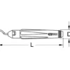 KS TOOLS Universal-Schnell-Entgrater 150 x 21 mm - 205.2500