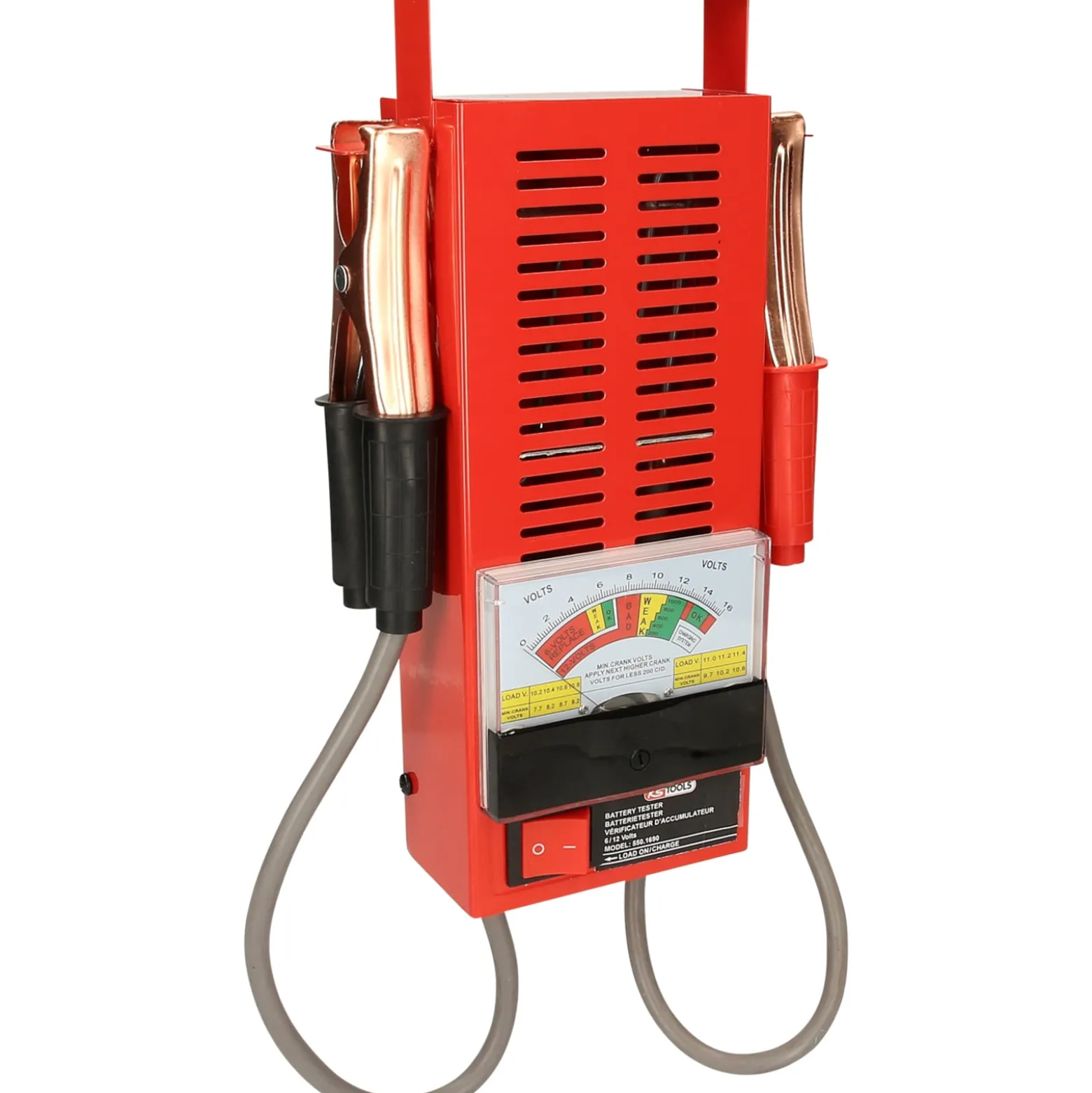 KS TOOLS 6 + 12V Batterietester - 550.1690