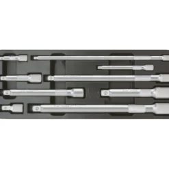 KS TOOLS 1/4"+3/8"+1/2" Verlängerungs-Satz 9tlg. - 911.0007