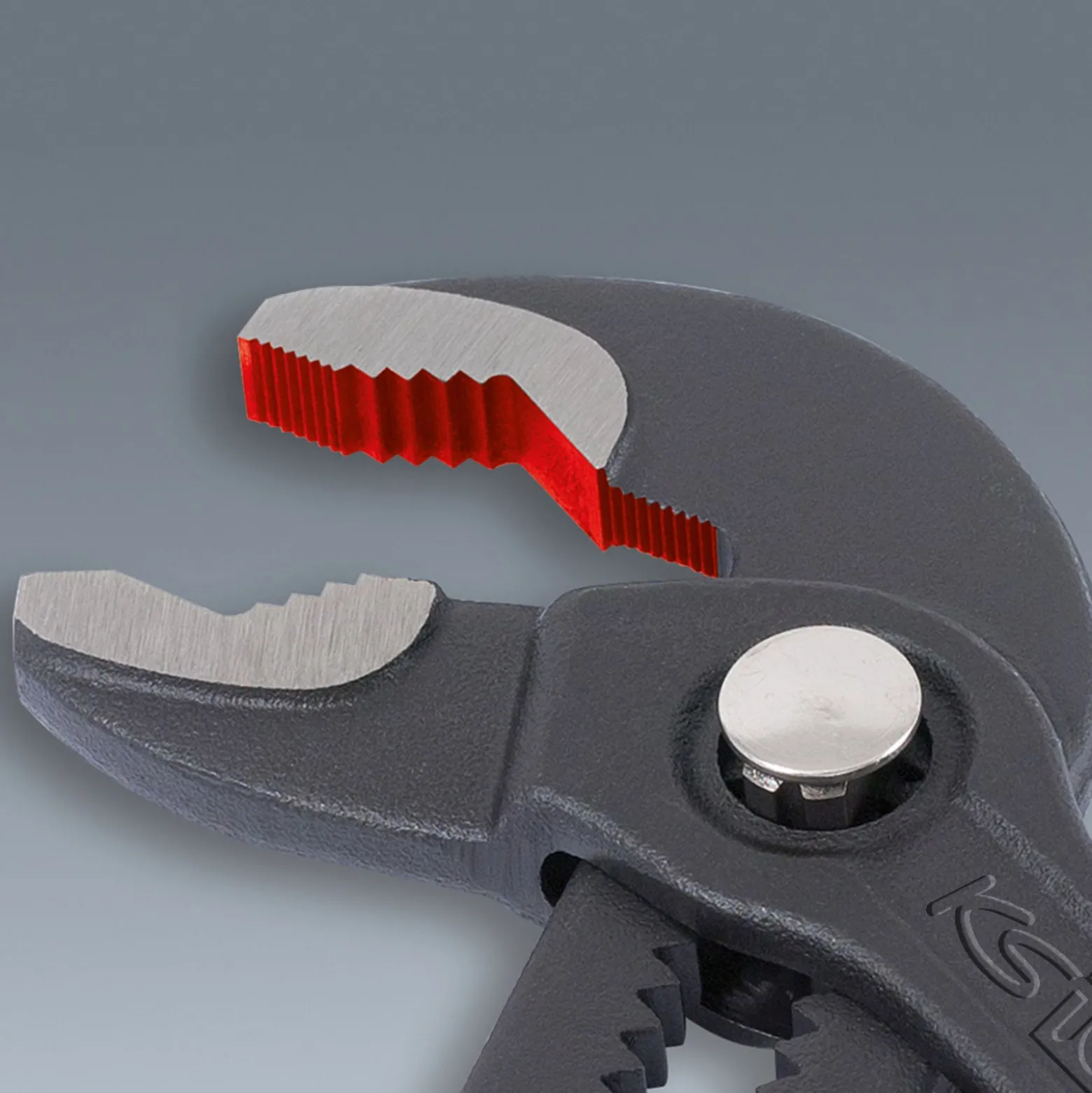 KS TOOLS Wasserpumpenzange mit Druckknopfverstellung 415 mm - 115.2016