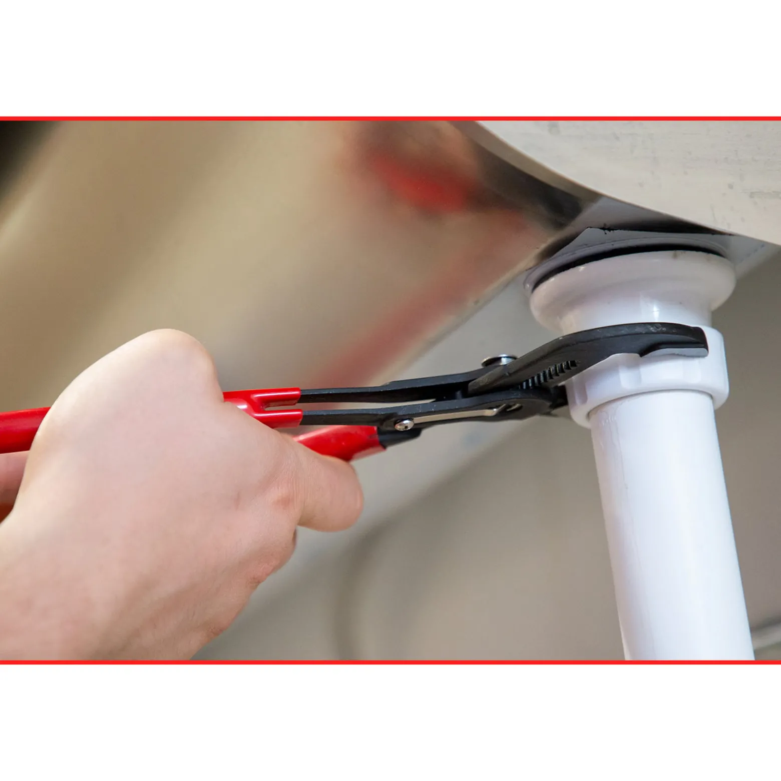 KS TOOLS Wasserpumpenzange mit Druckknopfverstellung 415 mm - 115.2016