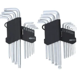 KS TOOLS Winkelstiftschlüssel-Satz, Torx, Innensechskant, 22-tlg - 151.4000
