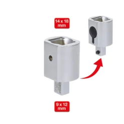KS TOOLS 9 x 12 mm Einsteck-Adapter auf 14 x 18 mm - 516.2040
