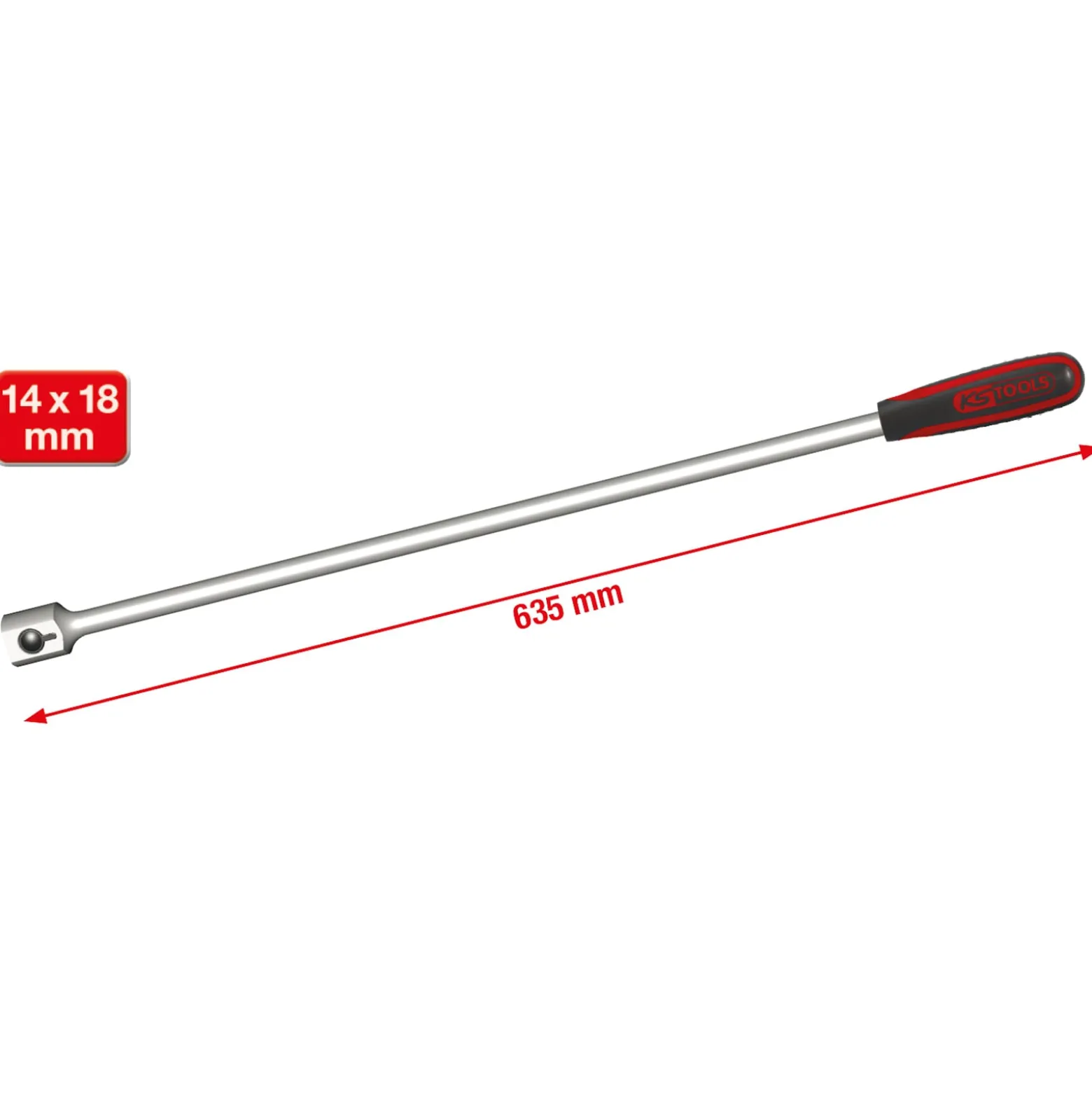 KS TOOLS 14x18 mm ERGOTORQUEplus Universal-Einsteck-Schlüssel - 516.4895