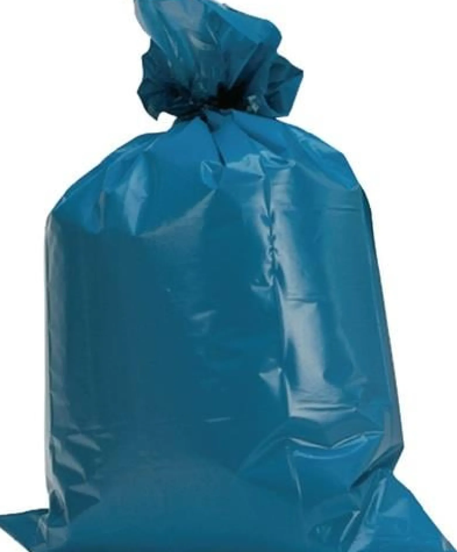 Kunststoffsack 120 l LD-PE blau 60 µm - 20015