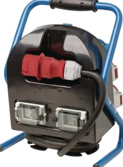 Kunststoffstandstromverteiler Einspeis-CEE-Stecker 400V/32A,5-polig