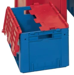 LA-KA-PE Klappdeckel PP L400xB300mm - VTK/D400K GRAU