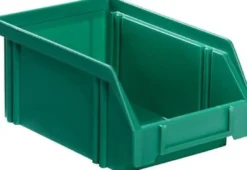 LA-KA-PE Sichtlagerkasten L 160 / 140 x B 105 x H 75 mm grün - LK4 GRÜN