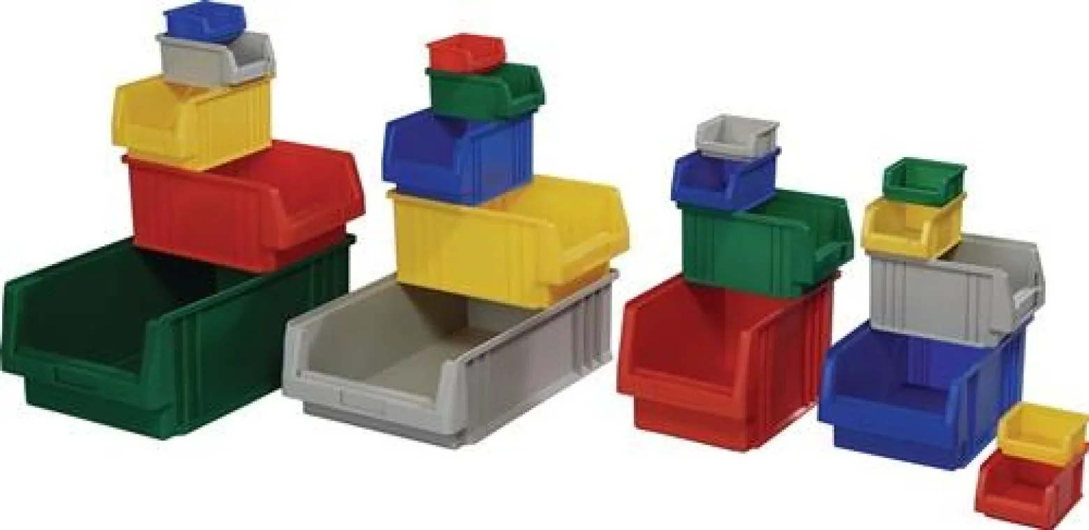 LA-KA-PE Sichtlagerkasten PLK L230 x B150 x H125 mm PP grün - 01750 02 03