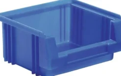 LA-KA-PE Sichtlagerkasten PLK L90 x B102 x H50 mm PP blau - 01950 02 02