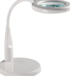 LED-Lupenleuchte Glaslinse 88,9 (3,5Zoll) weiß runder Kopf Glaslinse