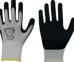 LEIPOLD Handschuhe LeikaFlex Touch 1464 grau / schwarz Gr. 8 - 1464-2
