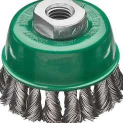 Lessmann Topfbürste Ø 65 mm M14 Drahtstärke 0,5 mm - 482.817.WZ