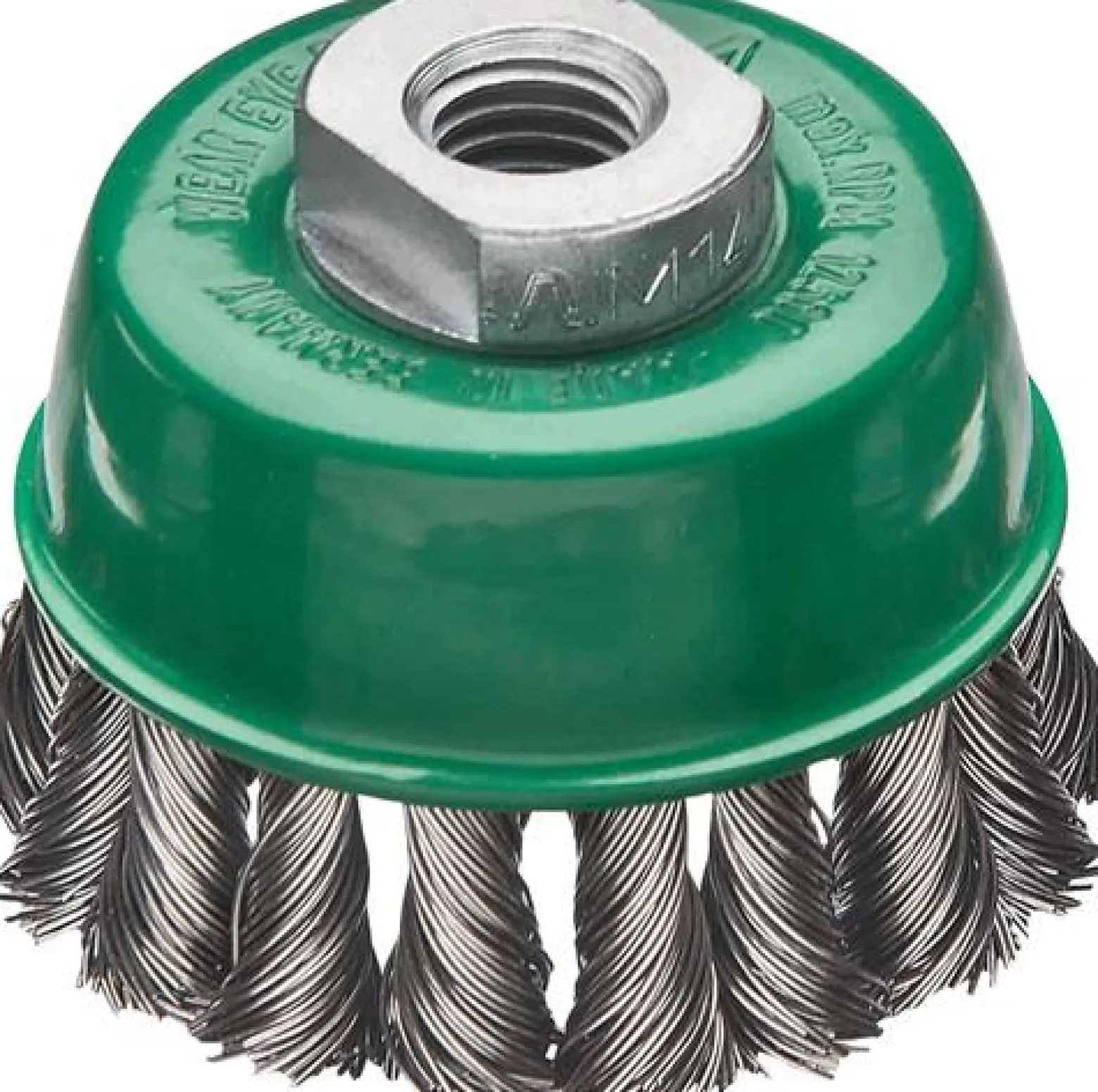 Lessmann Topfbürste Ø 65 mm M14 Drahtstärke 0,5 mm - 482.817.WZ