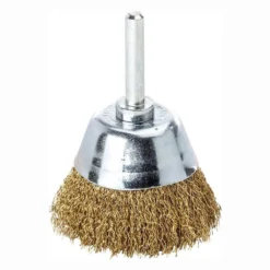 Lessmann Topfbürste Ø 50 mm Schaft 6 mm Drahtstärke 0,2 mm - 435542