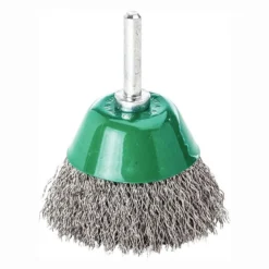 Lessmann Topfbürste Ø 50 mm Schaft 6 mm Drahtstärke 0,3 mm - 435362