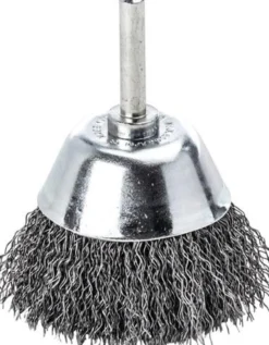 Lessmann Topfbürste Ø 50 mm Schaft 6 mm Drahtstärke 0,3 mm - 435162