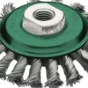 Lessmann Zopfkegelbürste Ø100 mm VA 12 mm 15.000 min-¹ - 471857