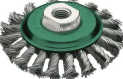 Lessmann Zopfkegelbürste Ø100 mm VA 12 mm 15.000 min-¹ - 471857