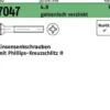 Linsensenkschraube ISO 7047 PH M3x30-H 4.8 galv.verz. 2000St.