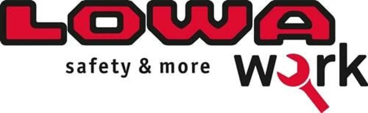 LOWA Sicherheitsschuh Larrox Work GTX grey Lo Größe 43 grau / grün - 5424-43