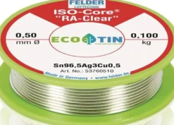 Lötdraht 0,5mm 100g Sn96,5Ag3,0Cu0,5 FELDER