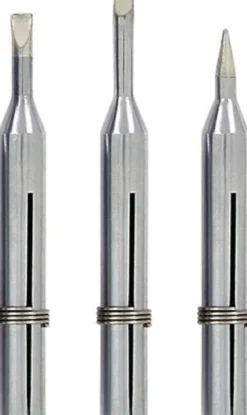 Lötspitzenset LONG-LIFE 15W angeschrägt/bleistiftspitz/meißelförmig B.4mm