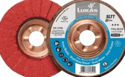 LUKAS Fächerscheibe SLTT Ceramic Ø 125 mm Körnung 40 flach - A27201250400050A