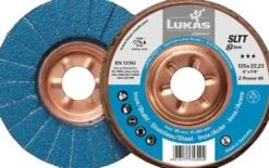 LUKAS Fächerscheibe SLTT Z Power Ø 125 mm Körnung 40 flach - A27201250400045A
