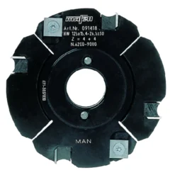 mafell Wendeplatten-Verstellnuter hartmetallbestückt Ø 125 x 15,4 - 26,5 x 30 mm - 091418