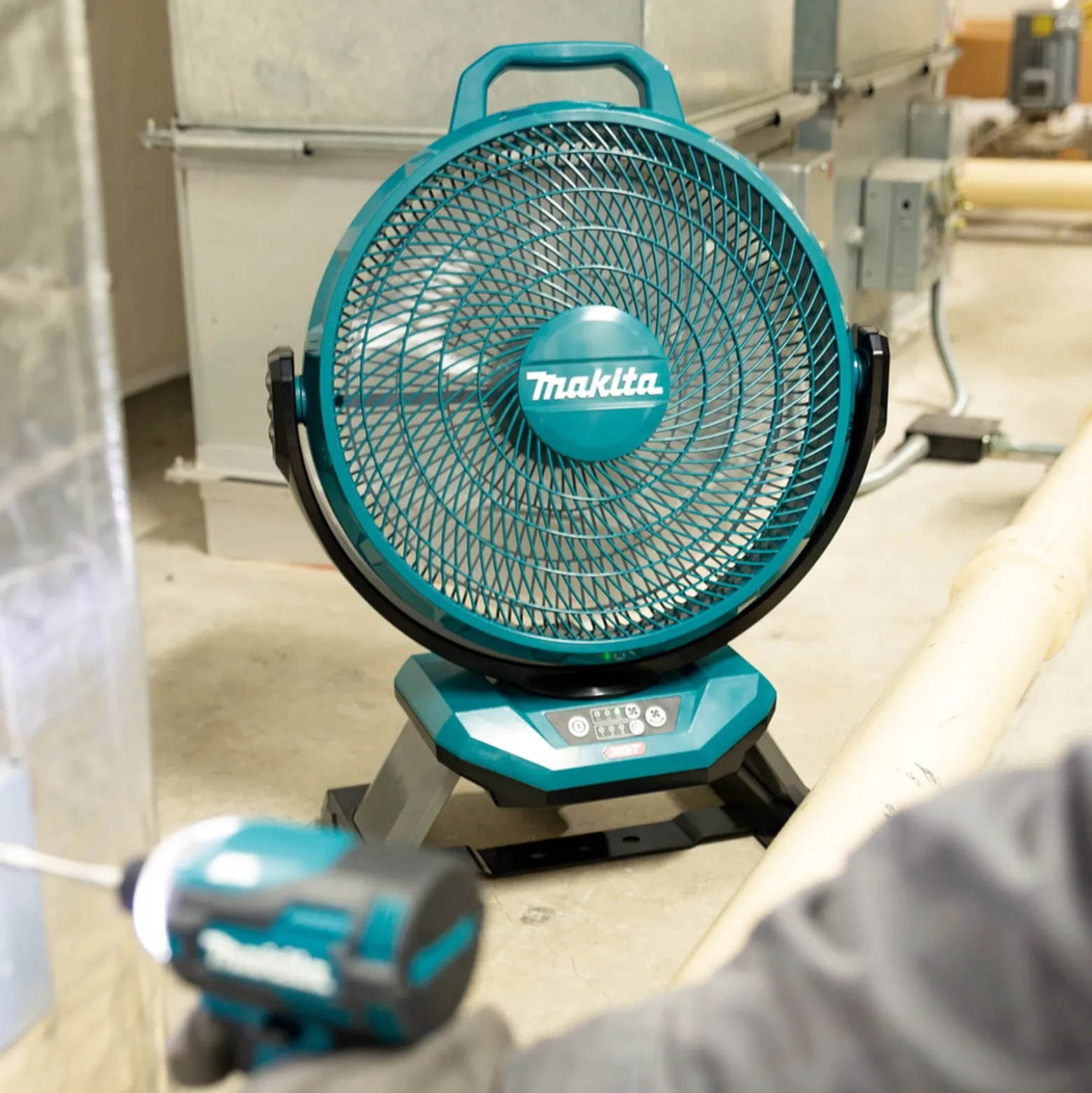 Makita CF002GZ Akku-Lüfter 40V max. 21 m³/min 4 m/s 3-stufig Solo