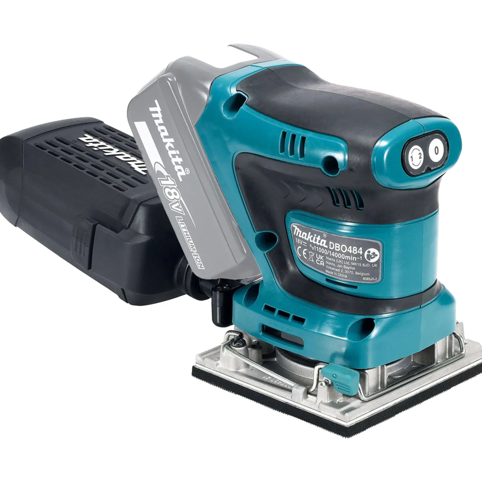 Makita DBO484Z Akku-Schwingschleifer 18 V Solo
