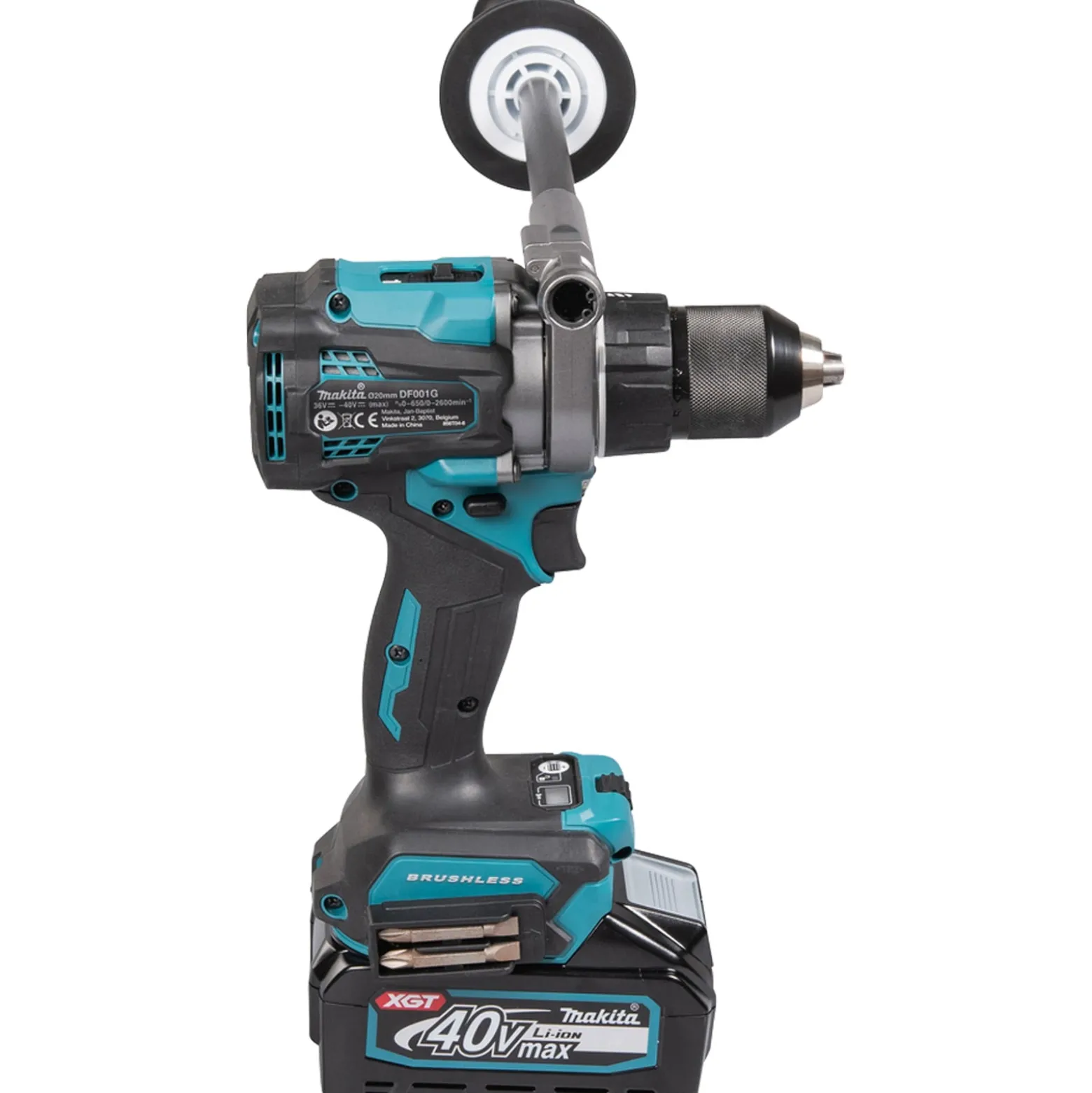 Makita DF001GD201 Akku-Bohrschrauber 40V / 2,5 Ah, 2 Akkus + Ladegerät im MAKPAC