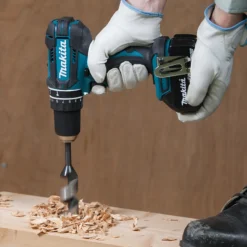Makita DHP482RFX9 Akku-Schlagbohrschrauber 18V /2x3,0 Ah Akku + Ladegerät inkl. 96tlg. Zubehör-Set im Alukoffer