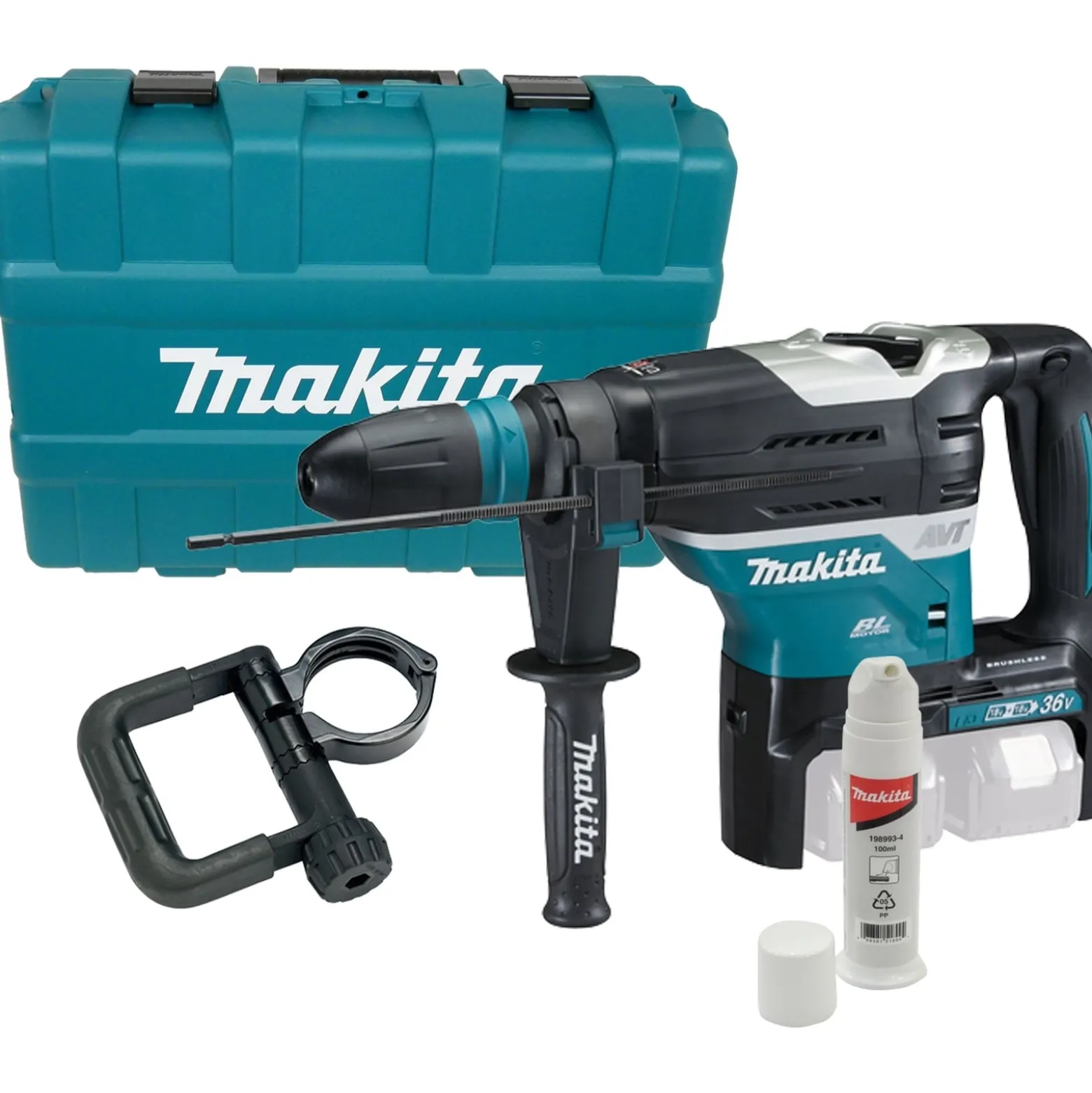 Makita DHR400ZKUN Akku-Kombihammer SDS-PLUS 2x 18 V Solo im Transportkoffer