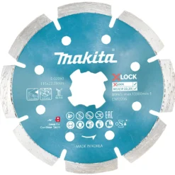 Makita Diamanttrennscheibe 115 mm X-Lock Beton - E-02060