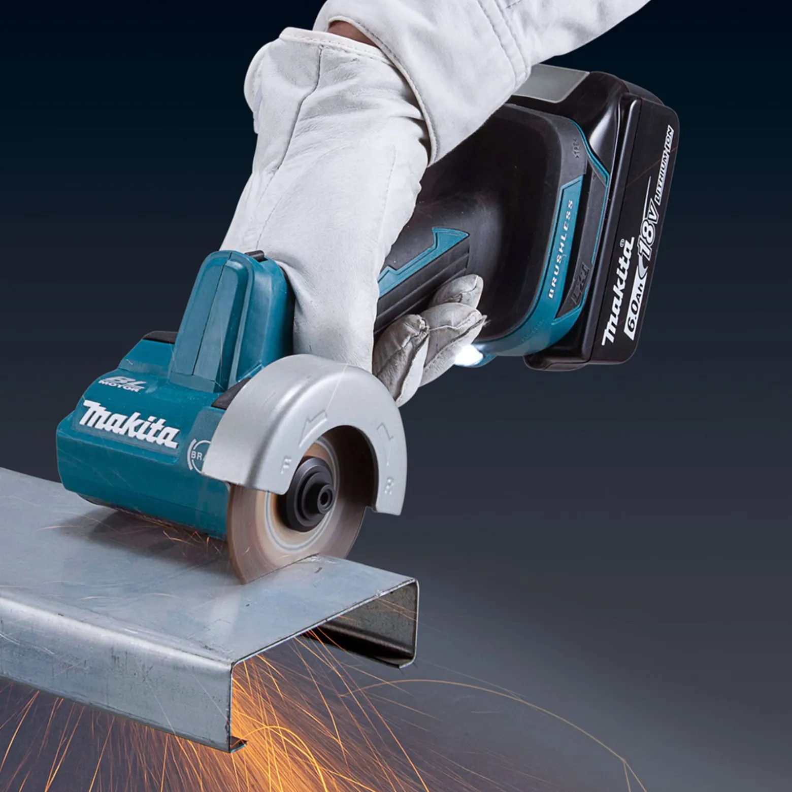 Makita DMC300Z Akku-Winkelschleifer Ø 76 mm 18 V Solo